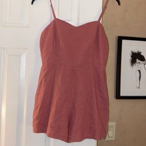 Mauve Spaghetti Strap Romper